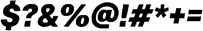 ZT Moven Extra Bold Italic otf (700) Font OTHER CHARS