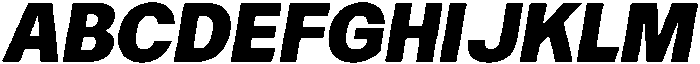 ZT Moven Extra Bold Italic otf (700) Font UPPERCASE