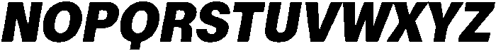 ZT Moven Extra Bold Italic otf (700) Font UPPERCASE