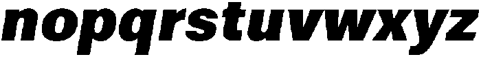 ZT Moven Extra Bold Italic otf (700) Font LOWERCASE