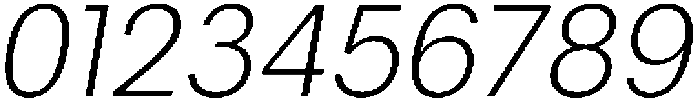 ZT Moven Extra Light Italic otf (200) Font OTHER CHARS