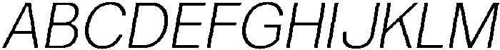 ZT Moven Extra Light Italic otf (200) Font UPPERCASE