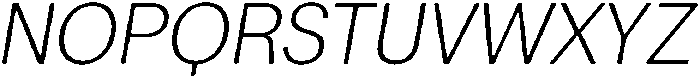ZT Moven Extra Light Italic otf (200) Font UPPERCASE