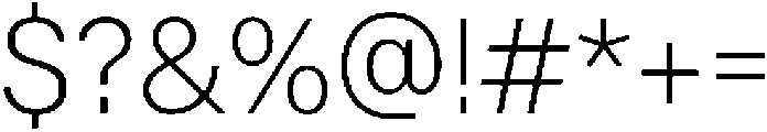 ZT Moven Extra Light otf (200) Font OTHER CHARS
