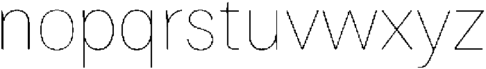 ZT Moven Hairline otf (100) Font LOWERCASE