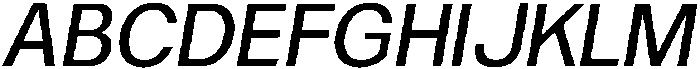ZT Moven Italic otf (400) Font UPPERCASE