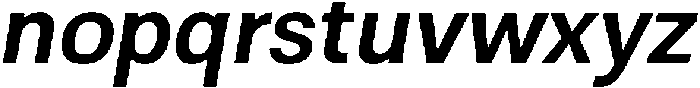 ZT Moven Medium Italic otf (500) Font LOWERCASE