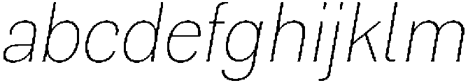 ZT Moven Thin Italic otf (100) FONT