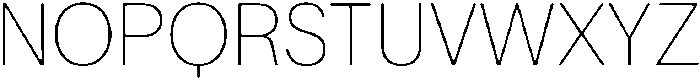ZT Moven Thin otf (100) Font UPPERCASE