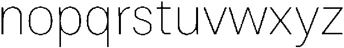 ZT Moven Thin otf (100) Font LOWERCASE