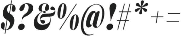 ZT Neue Ralewe Black Condensed Italic otf (900) Font OTHER CHARS