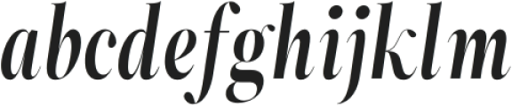 ZT Neue Ralewe Bold Condensed Italic otf (700) Font LOWERCASE