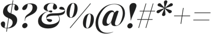 ZT Neue Ralewe Bold Expanded Italic otf (700) Font OTHER CHARS