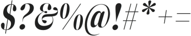 ZT Neue Ralewe Bold Semi Condensed Italic otf (700) Font OTHER CHARS