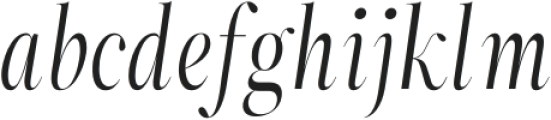 ZT Neue Ralewe Condensed Italic otf (400) Font LOWERCASE
