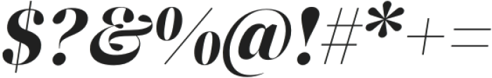 ZT Neue Ralewe Extra Bold Expanded Italic otf (700) Font OTHER CHARS