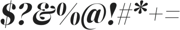 ZT Neue Ralewe Extra Bold Semi Expanded Italic otf (700) Font OTHER CHARS