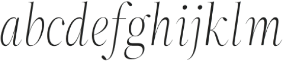 ZT Neue Ralewe Extra Light Semi Condensed Italic otf (200) Font LOWERCASE