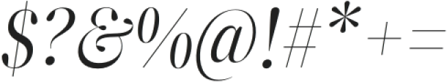 ZT Neue Ralewe Italic otf (400) Font OTHER CHARS