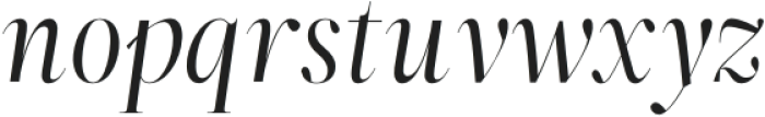 ZT Neue Ralewe Italic otf (400) Font LOWERCASE