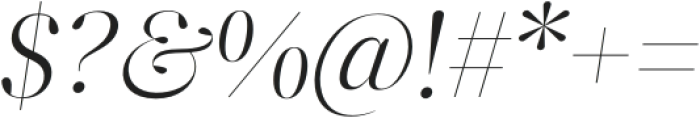 ZT Neue Ralewe Light Expanded Italic otf (300) Font OTHER CHARS