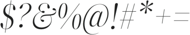 ZT Neue Ralewe Light Italic otf (300) Font OTHER CHARS