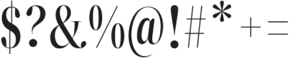 ZT Neue Ralewe Semi Bold Condensed otf (600) Font OTHER CHARS