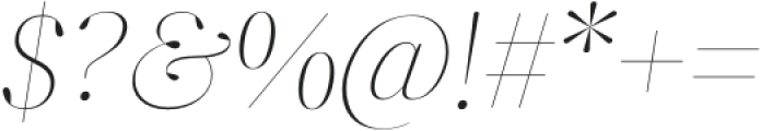 ZT Neue Ralewe Thin Expanded Italic otf (100) Font OTHER CHARS