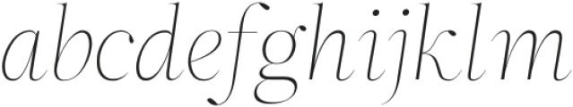 ZT Neue Ralewe Thin Expanded Italic otf (100) Font LOWERCASE