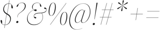 ZT Neue Ralewe Thin Italic otf (100) Font OTHER CHARS
