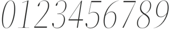 ZT Neue Ralewe Thin Semi Condensed Italic otf (100) Font OTHER CHARS