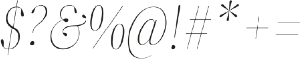 ZT Neue Ralewe Thin Semi Condensed Italic otf (100) Font OTHER CHARS