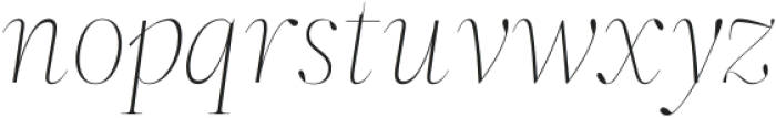 ZT Neue Ralewe Thin Semi Expanded Italic otf (100) Font LOWERCASE