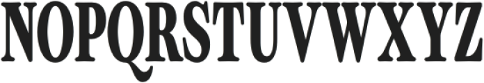 ZT Otez Bold Condensed otf (700) Font UPPERCASE