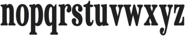 ZT Otez Bold Condensed otf (700) Font LOWERCASE