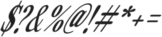 ZT Otez Condensed Italic otf (400) Font OTHER CHARS