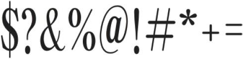 ZT Otez Extra Light Condensed otf (200) Font OTHER CHARS