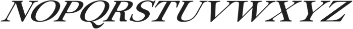 ZT Otez Extra Light Expanded Italic otf (200) Font UPPERCASE