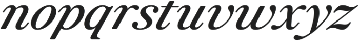 ZT Otez Extra Light Semi Expanded Italic otf (200) Font LOWERCASE