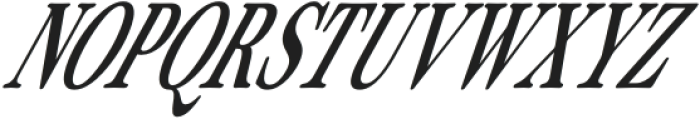 ZT Otez Light Condensed Italic otf (300) Font UPPERCASE