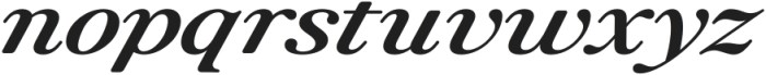 ZT Otez Light Expanded Italic otf (300) Font LOWERCASE