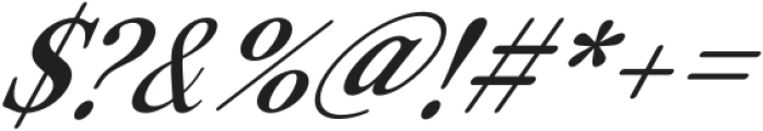 ZT Otez Light Italic otf (300) Font OTHER CHARS