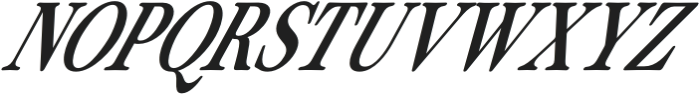 ZT Otez Light Semi Condensed Italic otf (300) Font UPPERCASE