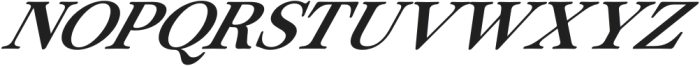 ZT Otez Light Semi Expanded Italic otf (300) Font UPPERCASE