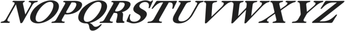 ZT Otez Medium Semi Expanded Italic otf (500) Font UPPERCASE
