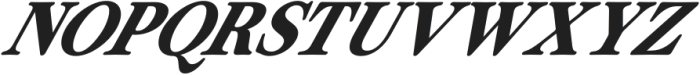 ZT Otez Semi Bold Italic otf (600) Font UPPERCASE