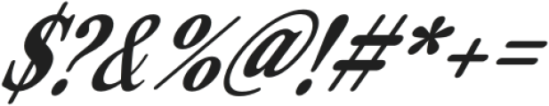 ZT Otez Semi Bold Semi Condensed Italic otf (600) Font OTHER CHARS