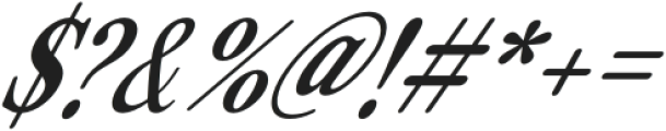 ZT Otez Semi Condensed Italic otf (400) Font OTHER CHARS