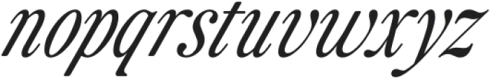 ZT Otez Thin Semi Condensed Italic otf (100) Font LOWERCASE
