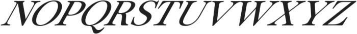 ZT Otez Thin Semi Expanded Italic otf (100) Font UPPERCASE